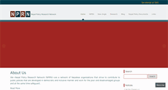 Desktop Screenshot of nepalpolicynet.com